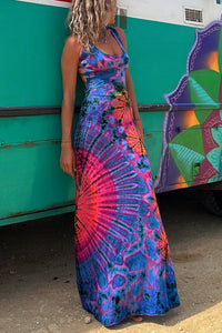 Zomerse vakantiejurk met unieke print – Selena