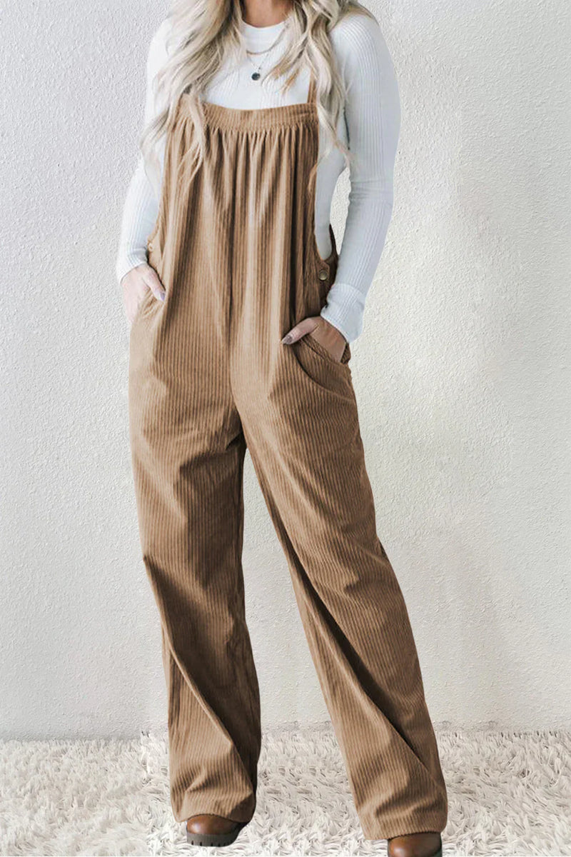 Trendy dames jumpsuit van corduroy voor herfst & winter – Liv