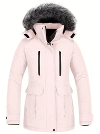 Stijlvolle dames winterjas met warme voering – Evelyne