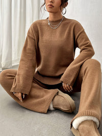 Ribbel Knit Set Voor Comfortabele Stijl – Lara