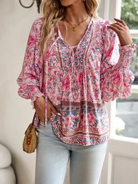 Bloemen Blouse Dames Elegant Comfort Volledig Stijlvol – Evelara