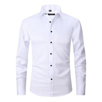 Ademend strijkvrij slim fit overhemd heren – Aerovest