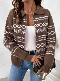 Stijlvol en warm vest met kraag – Nora