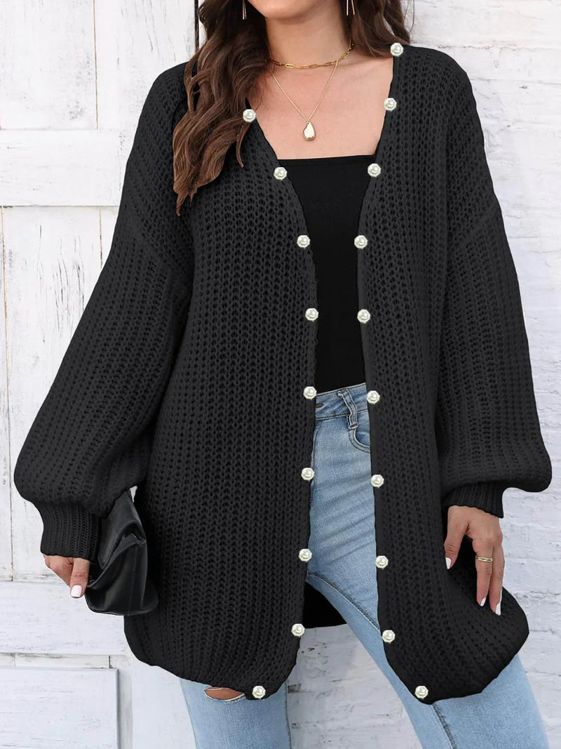 Stijlvolle dames cardigan met knoopsluiting – Elise