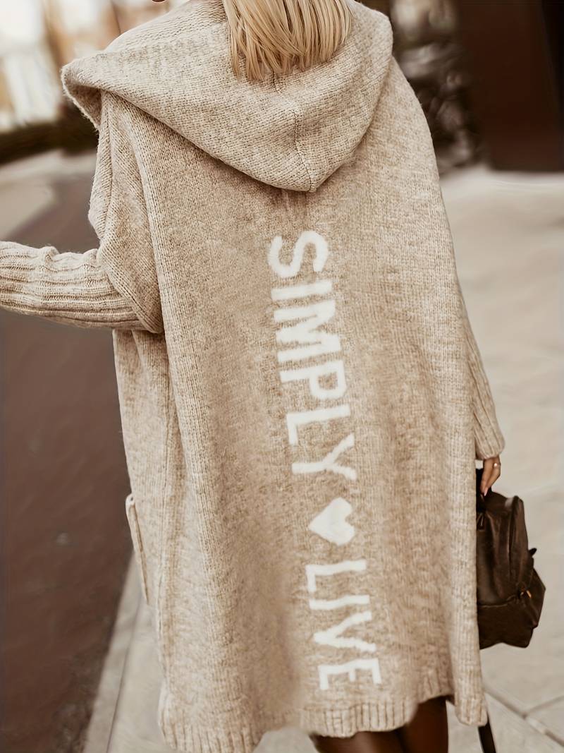 Warme Oversized Wintervest met Capuchon – Gineke