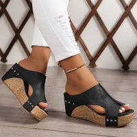 Comfortabele orthopedische wedgesandalen voor dames - Elvora