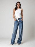 Damesjeans met sprankelende details en comfort – Selvera
