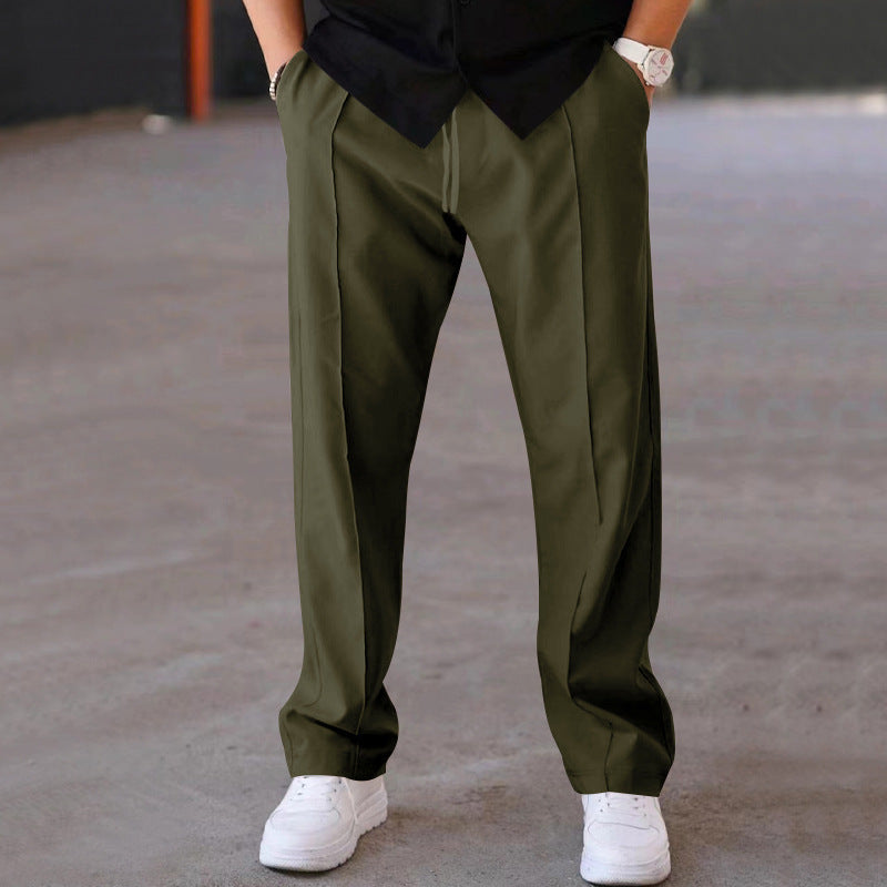 Luchtige Herenbroek Zomer Casual Losse Pasvorm – Norvello