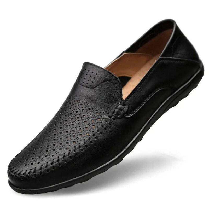 Heren Ademend Instap Leren Loafers