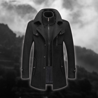 Elegante winterjas van wol voor heren – Jasper