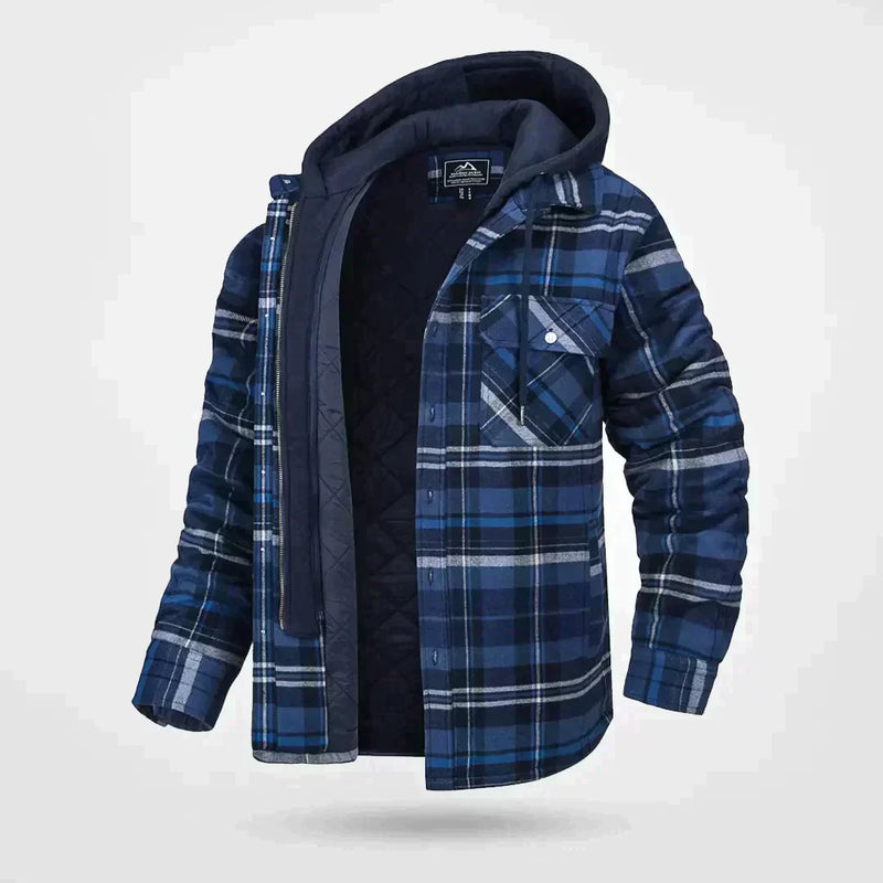Warme gestepelde winterjas voor stijl en comfort - Daniël