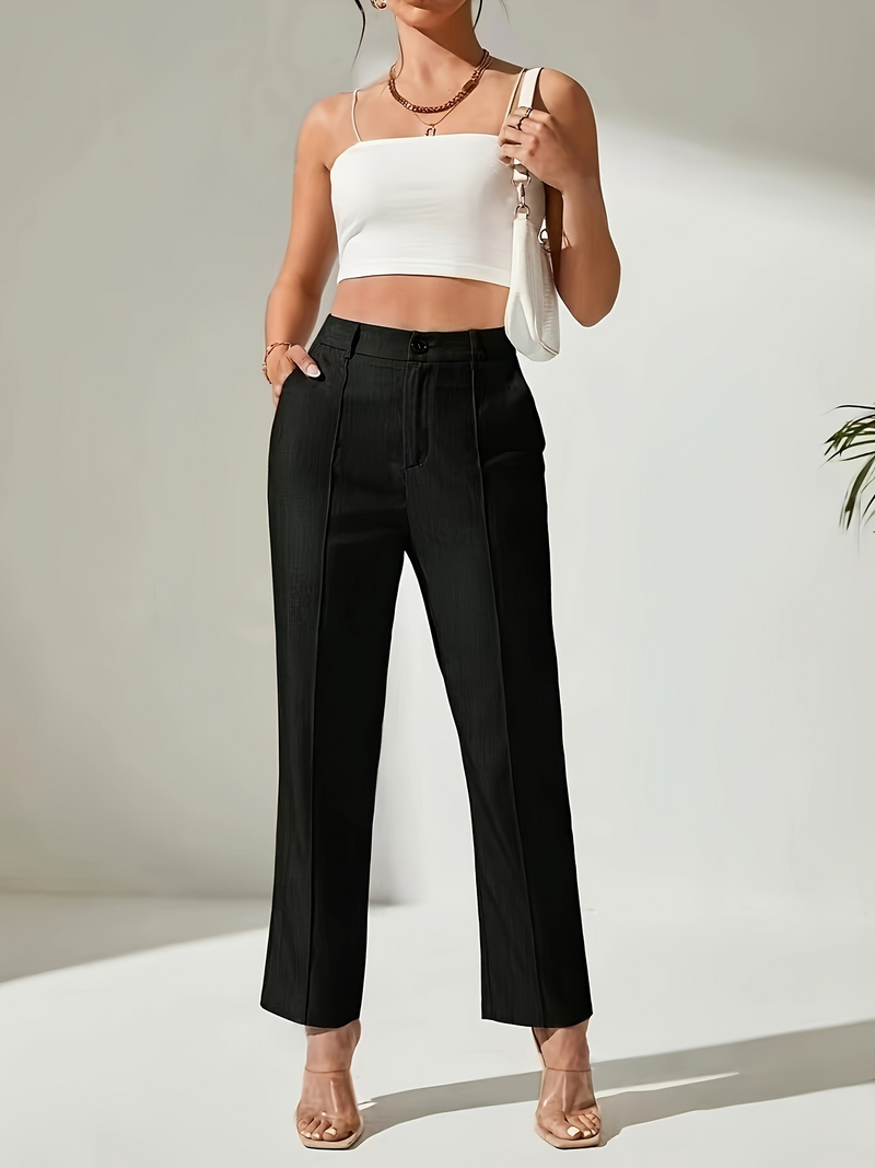 Trendy damesbroek met flared pijpen en perfecte pasvorm – Elise