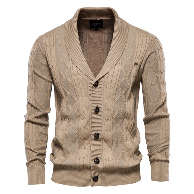 Gebreid Vest met Knopen voor Heren – Lorian
