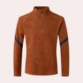 Heren slim-fit sportpolo met lange mouwen – Rafael