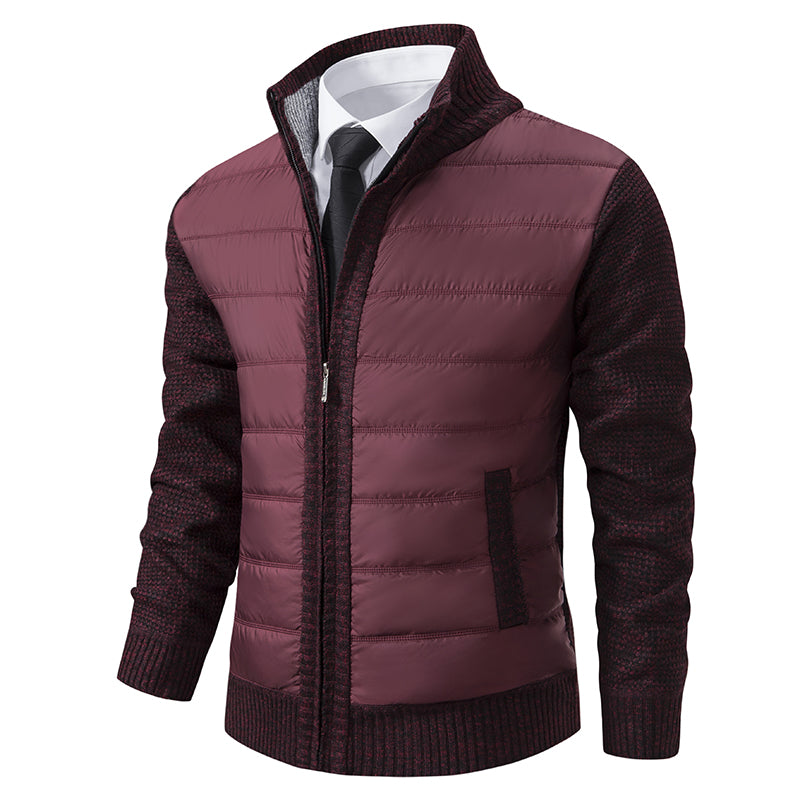 Stijlvolle Gewatteerde Herenjas met Slim Fit – Evandro
