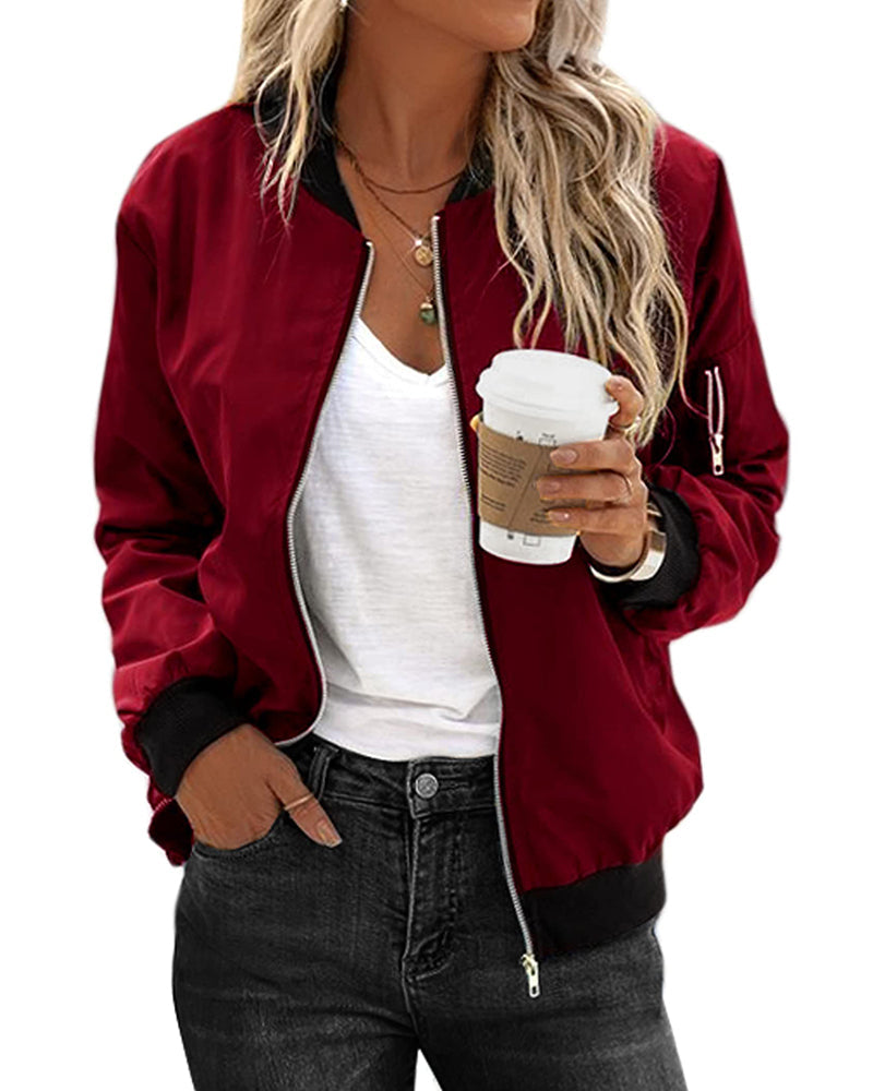 Trendy en comfortabel bomberjack voor dames – Lisa