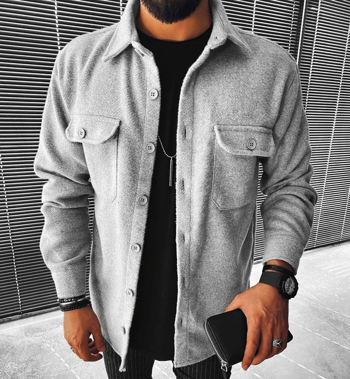 Trendy overhemd jas heren – Luca