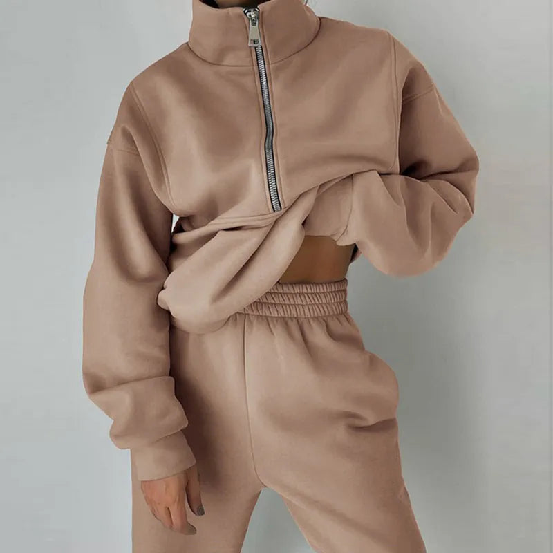 Comfortabel trainingspak met elastische taille voor dames – Elsie