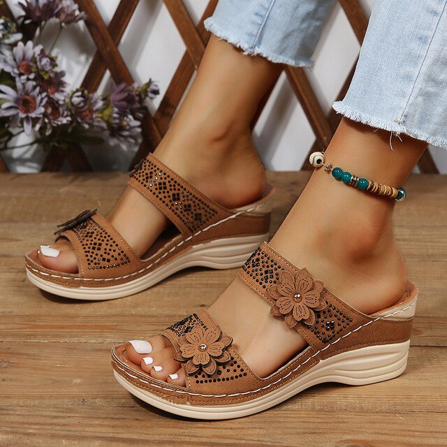 Stijlvolle zomersandalen met grip en comfort - Nadia
