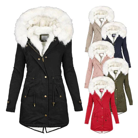 Warme winterjas voor dames met stijl en comfort - Charlotte