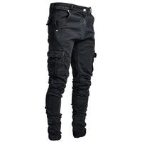 Stretchy Denim Cargo Broek voor Heren met Zakken – Levi
