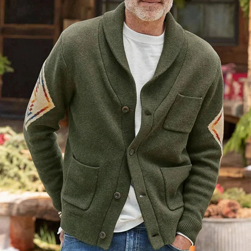 Gebreid heren vest voor herfst en winter – Thomas