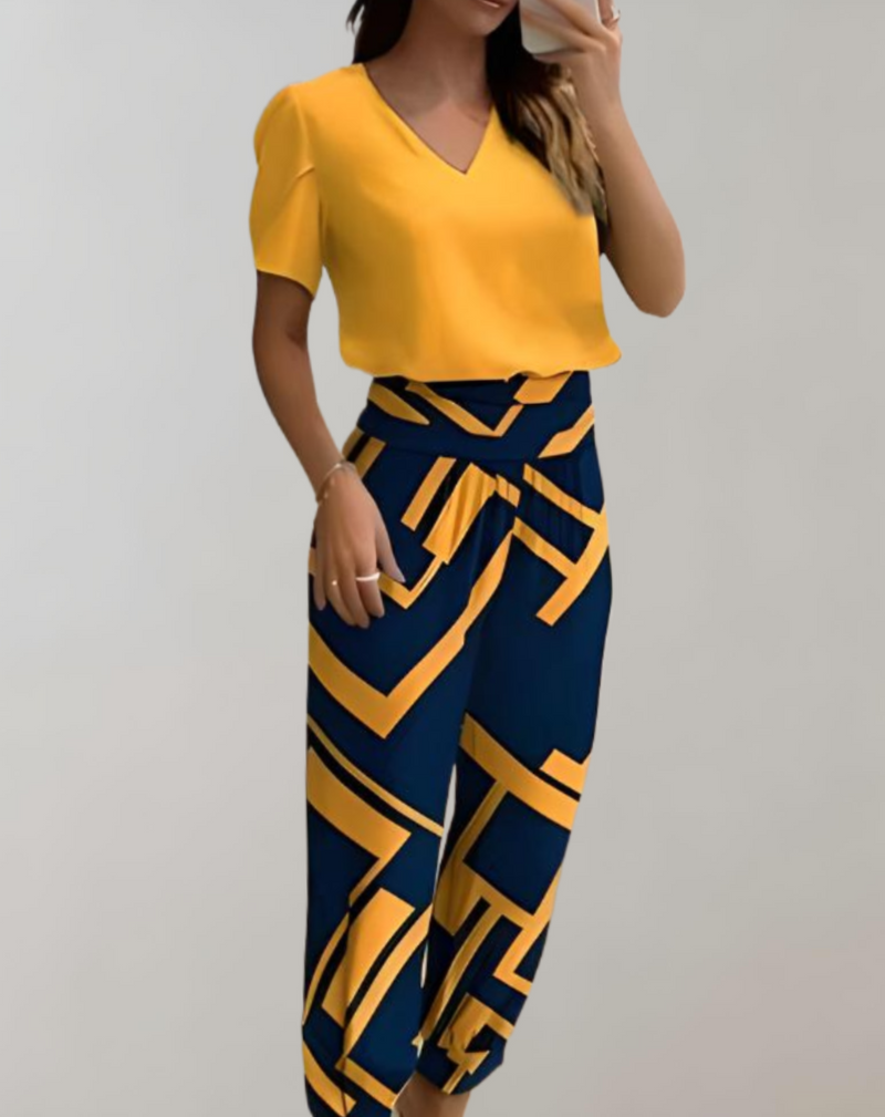 Stijlvolle Tweedelige Dames Set - Perfecte Pasvorm - Sofia