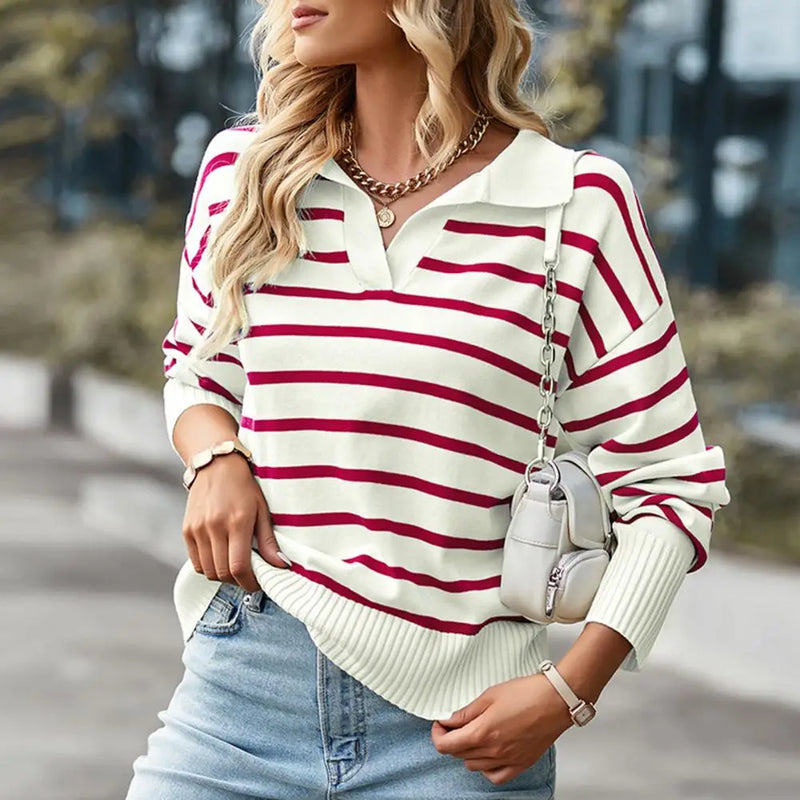 Gestreepte pullover trui voor dames – Marit