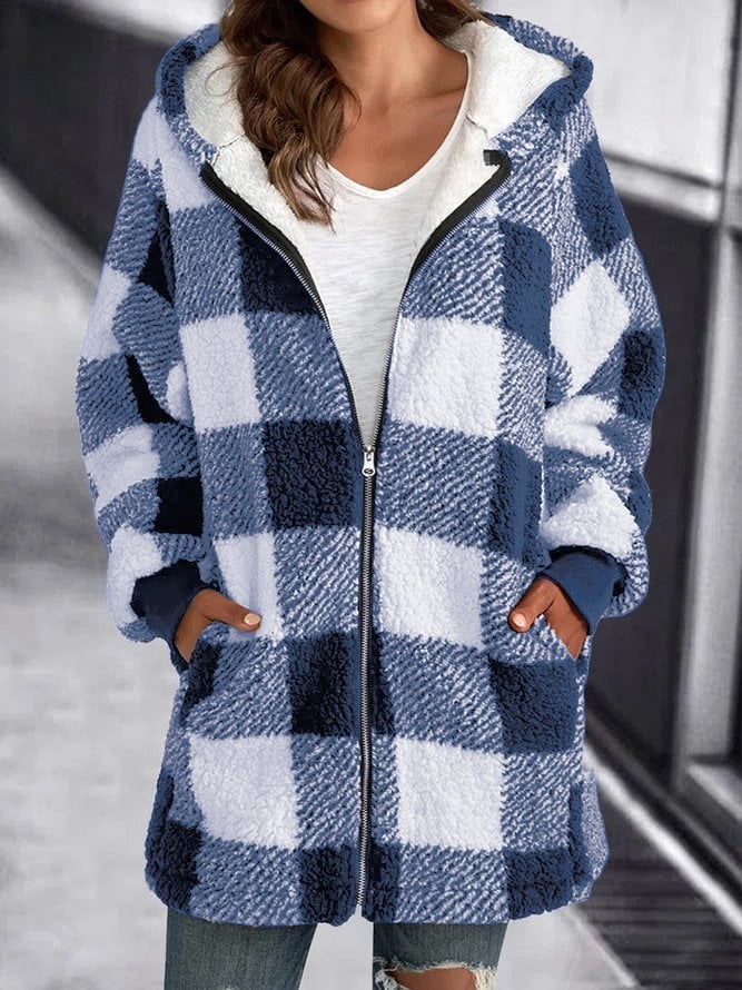 Geruite Vest voor Comfort en Stijl – Sandra