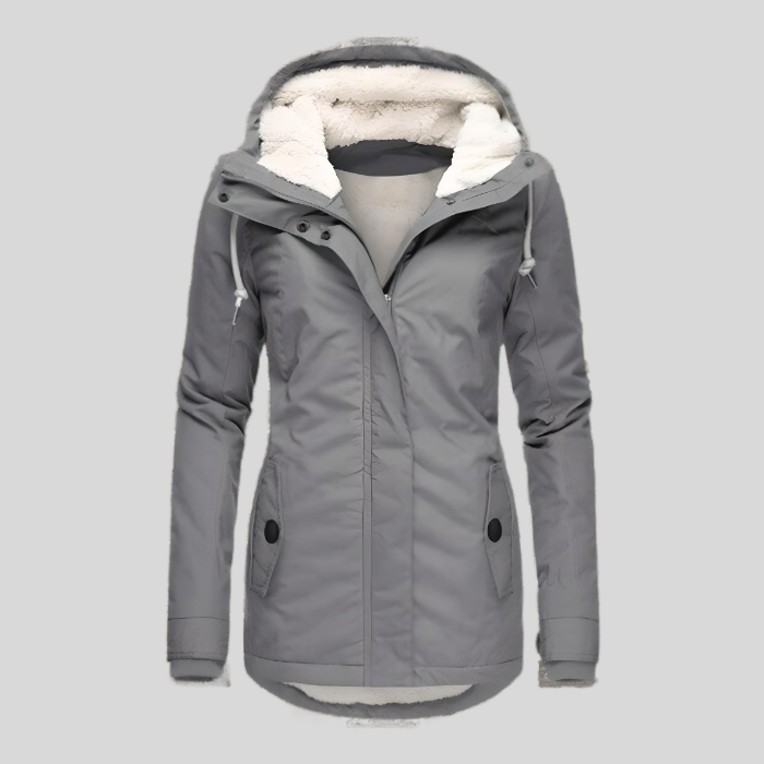 Warme en waterdichte winterjas met voering – Maggie