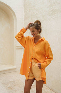 Oversized Linnen Blouse van 100% Vlas – Ayla