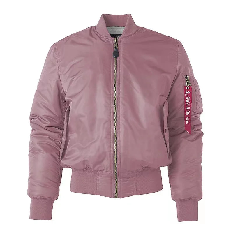 Trendy roze bomberjack dames – Emma