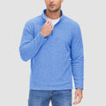 Heren fleece quarter-zip shirt met lange mouwen – Simon