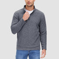 Heren fleece quarter-zip shirt met lange mouwen – Simon