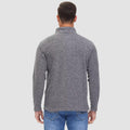 Heren fleece quarter-zip shirt met lange mouwen – Simon