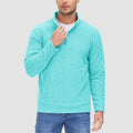 Heren fleece quarter-zip shirt met lange mouwen – Simon