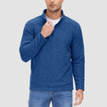 Heren fleece quarter-zip shirt met lange mouwen – Simon