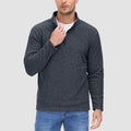 Heren fleece quarter-zip shirt met lange mouwen – Simon