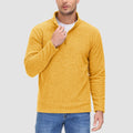 Heren fleece quarter-zip shirt met lange mouwen – Simon