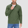 Heren fleece quarter-zip shirt met lange mouwen – Simon