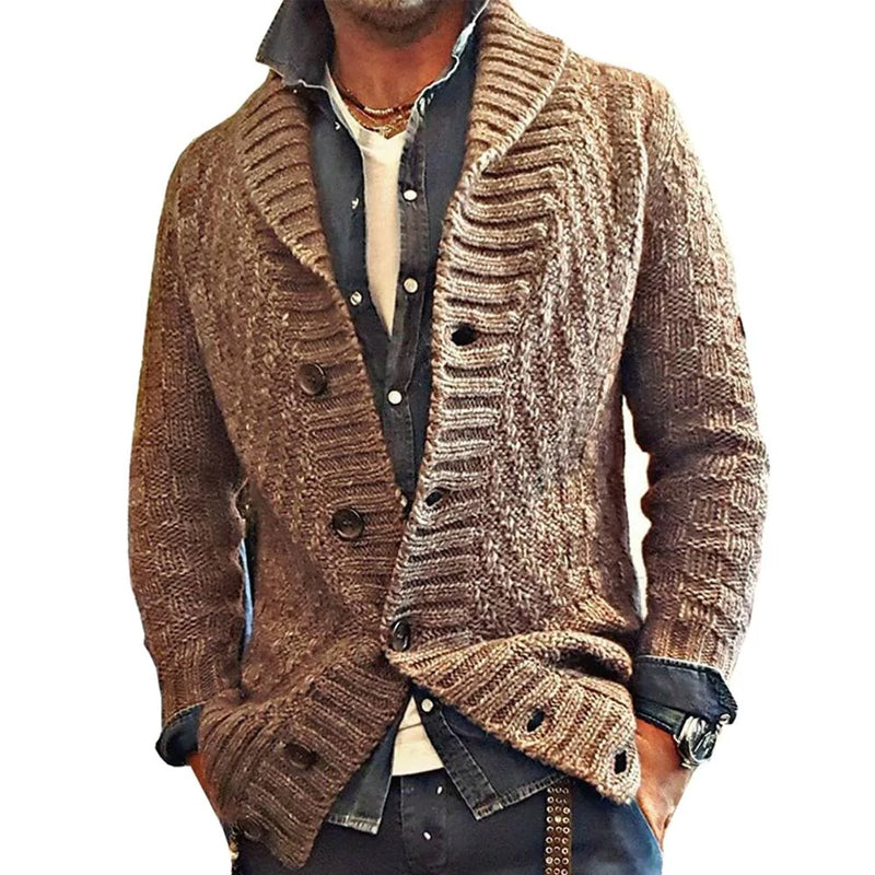 Gebreide heren cardigan voor herfst/winter – Daan