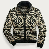 Handgebreid heren vest met wol – Elias