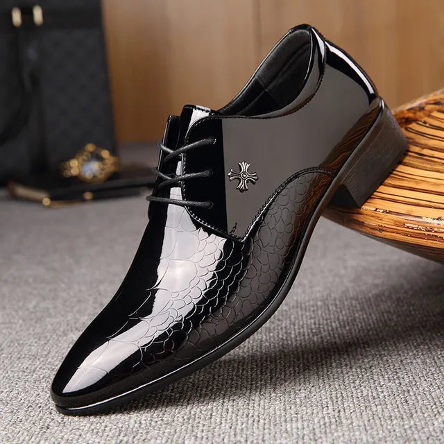 Heren Puntige Neus Oxford Heren Schoenen - Mark