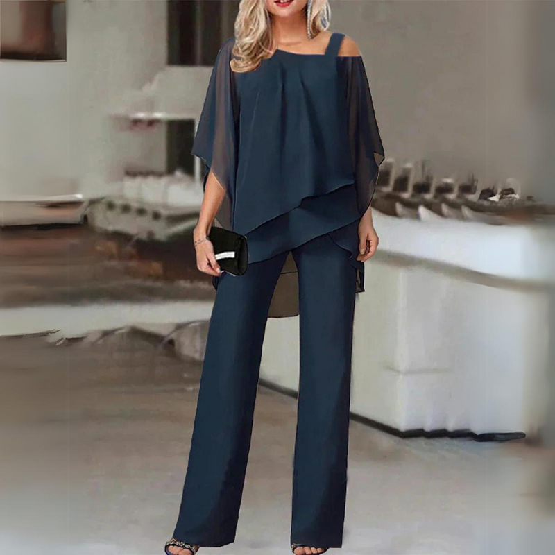 Elegante dames set met broek en top – Yara