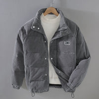 Warme Corduroy Winterjas voor Comfort en Stijl - Abbo