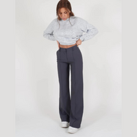 Wijde pantalon met hoge taille voor dames – Luna