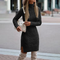 Gebreide Winterjurk met Elegante Pasvorm – Sophie
