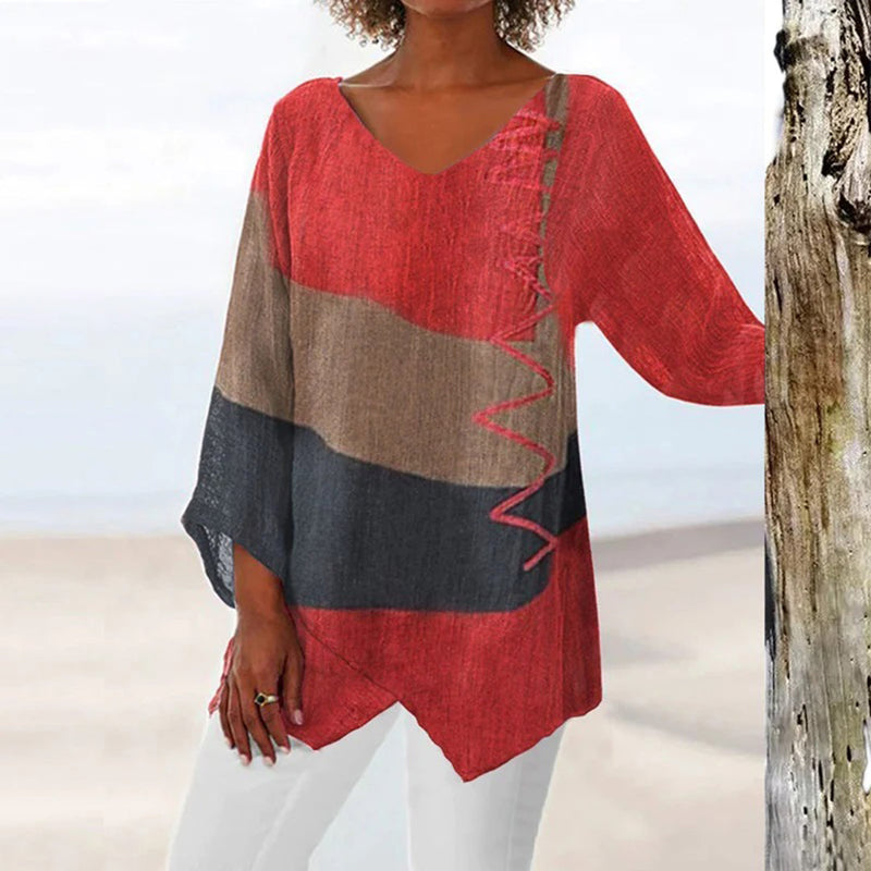 Dames top met elegante pasvorm en hoog comfort – Selina