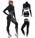 Dames seamless sport set 3-delig ademend en squatproof – Lurevia