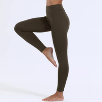 Dames winter legging gevoerd high waist warm en stijlvol – Norvessa